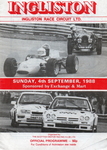 Programme cover of Ingliston Circuit, 04/09/1988