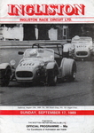 Programme cover of Ingliston Circuit, 17/09/1989
