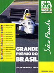 Programme cover of Interlagos, 28/03/1993