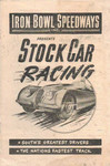 Programme cover of Iron Bowl Speedways, 11/03/1951
