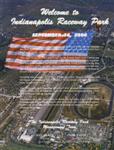 Programme cover of Indianapolis Raceway Park, 16/09/2000