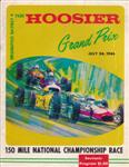 Programme cover of Indianapolis Raceway Park, 24/07/1966