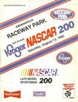 Programme cover of Indianapolis Raceway Park, 13/08/1983