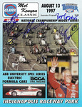 Programme cover of Indianapolis Raceway Park, 13/08/1997