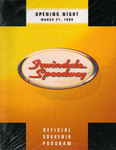 Programme cover of Irwindale Speedway, 27/03/1999