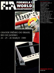 Programme cover of Jacarepaguá, 26/03/1989