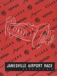 Programme cover of Janesville Airport, 03/08/1952