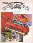 Programme cover of Jeffersonville Sportsdrome Speedway, 1980