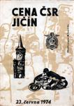 Programme cover of Jicín, 23/06/1974