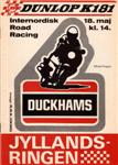 Programme cover of Jyllands-Ringen, 18/05/1980