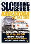 Programme cover of Karlskoga Motorstadion, 24/08/2003