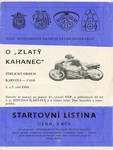 Programme cover of Karviná, 03/09/1989