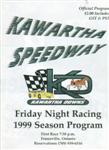 Programme cover of Kawartha Speedway, 1999