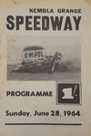 Programme cover of Kembla Grange Speedway, 28/06/1964
