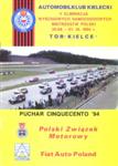 Programme cover of Kielce, 01/10/1994