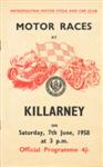 Programme cover of Killarney, 07/06/1958