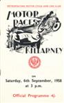 Programme cover of Killarney, 06/09/1958