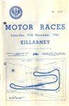 Programme cover of Killarney, 11/11/1961