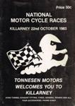 Programme cover of Killarney, 22/10/1983