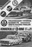 Programme cover of Kinnekulle Ring, 28/09/1980