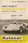 Programme cover of Kirkistown Motor Racing Circuit, 01/08/1964