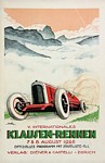 Programme cover of Klausen Hill Climb, 08/08/1926