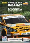 Programme cover of Knockhill Racing Circuit, 03/09/2006