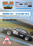Programme cover of Knockhill Racing Circuit, 22/05/2016