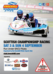 Programme cover of Knockhill Racing Circuit, 04/09/2016