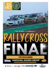 Programme cover of Knockhill Racing Circuit, 23/10/2022