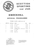 Programme cover of Knockhill Racing Circuit, 30/08/1987