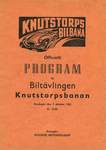 Programme cover of Ring Knutstorp, 07/10/1962