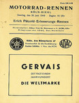 Programme cover of Köln Riehl, 26/06/1949