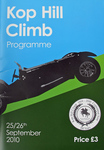 Programme cover of Kop Hill Climb, 26/09/2010