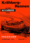 Programme cover of Krähberg Hill Climb, 22/03/1964