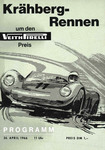 Programme cover of Krähberg Hill Climb, 24/04/1966