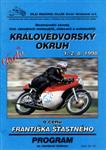 Programme cover of Královédvorský Okruh, 02/08/1998