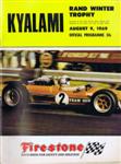 Programme cover of Kyalami Grand Prix Circuit, 09/08/1969