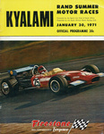 Programme cover of Kyalami Grand Prix Circuit, 30/01/1971