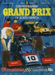 Programme cover of Kyalami Grand Prix Circuit, 04/03/1972