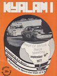 Programme cover of Kyalami Grand Prix Circuit, 10/09/1977