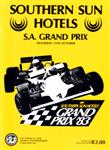 Programme cover of Kyalami Grand Prix Circuit, 15/10/1983