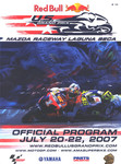 Programme cover of Laguna Seca Raceway, 22/07/2007