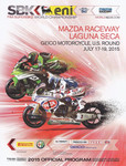 Programme cover of Laguna Seca Raceway, 19/07/2015
