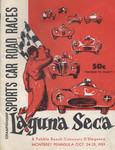 Programme cover of Laguna Seca Raceway, 25/10/1959