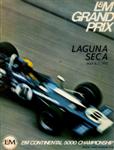 Programme cover of Laguna Seca Raceway, 07/05/1972