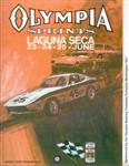 Programme cover of Laguna Seca Raceway, 25/06/1972