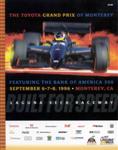 Programme cover of Laguna Seca Raceway, 08/09/1996