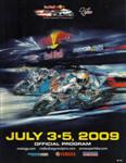 Programme cover of Laguna Seca Raceway, 05/07/2009