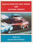 Programme cover of Laguna Seca Raceway, 22/06/1980